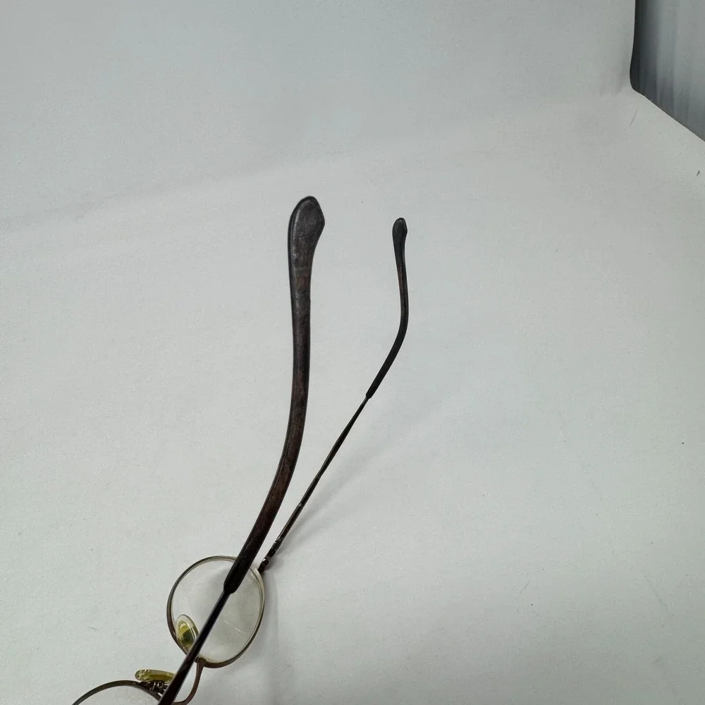 Vintage‎ Sunglasses w/ Magnetic Changeable Lenses Hippy Round Frames
